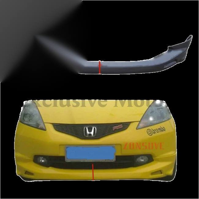 Honda Jazz / Fit (2008-2010) – 2 Pieces Front Bumper Lip Body Kit