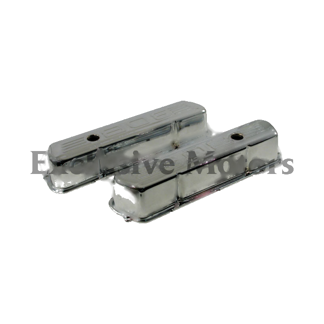 Holden V8 308 Tall Chrome Steel Valve Rocker Covers (1969-2000)