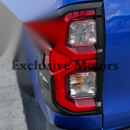Toyota Hilux Matte Black Taillight Covers (2021-2023)