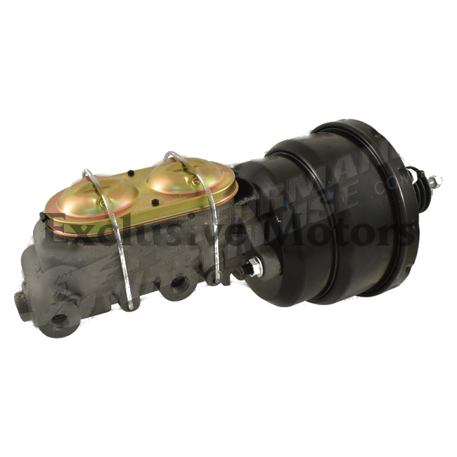 GM 1-1/8" Bore Master Cylinder & 7" Dual Brake Booster (1964-1972)