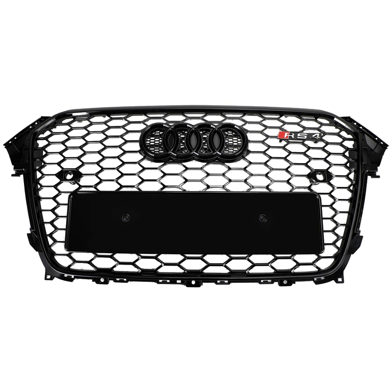 Audi A4 S4 (2013-2016) Gloss Black RS4 Style Mesh Grille