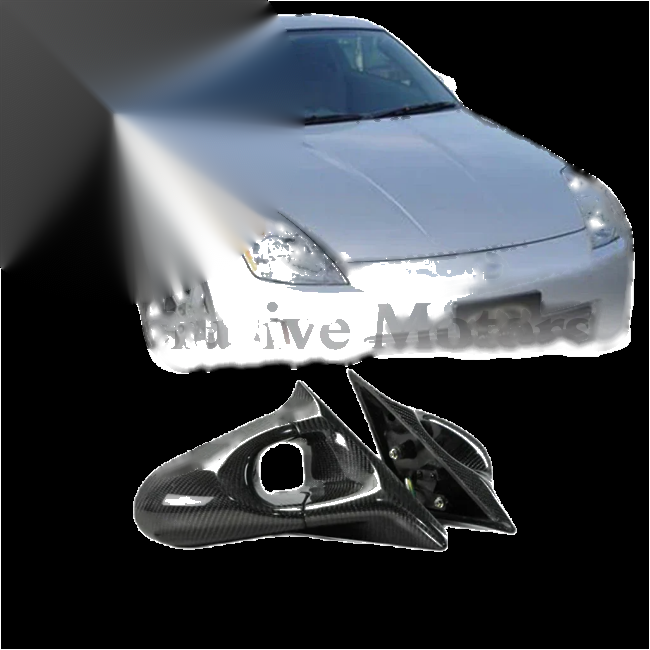 Nissan Fairlady Z Z33 350Z Ganador Style Rear View Side Door Aero Mirrors