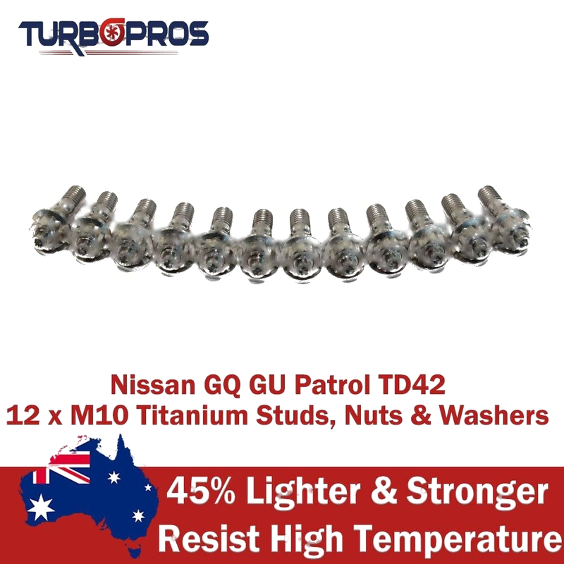 Nissan GQ GU Patrol TD42 Titanium Exhaust Manifold Stud Kit