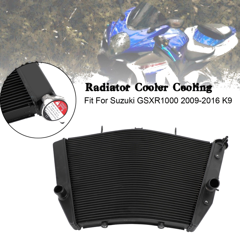 Suzuki GSXR1000 2009-2016 K9 Engine Radiator Cooler Cooling