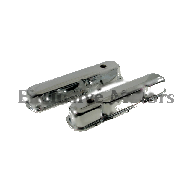 Chrysler Small Block 318 / 340 / 360 Chrome Steel Rocker Covers (1967-2002)