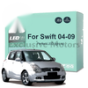 Suzuki Swift 2004 2005 2006 2007 2008 2009 Canbus Dome License Plate Lamp Car Accessories 8Pcs LED Interior Light Bulb Kit