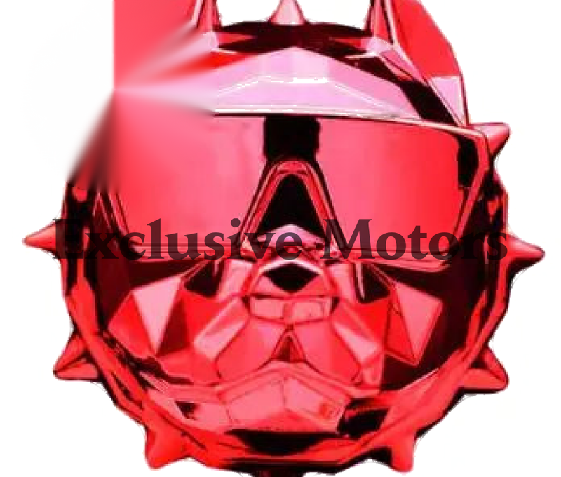 Bull Dog Air Freshener - Refillable Fragrance Dispenser - New Red