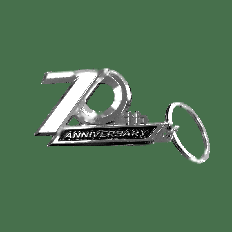 77 series 70th Anniversary Metal Key Ring (1990-2000)