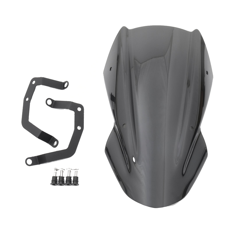 Kawasaki Z650 2017-up Generic ABS Windshield Screen Windscreen with Bracket