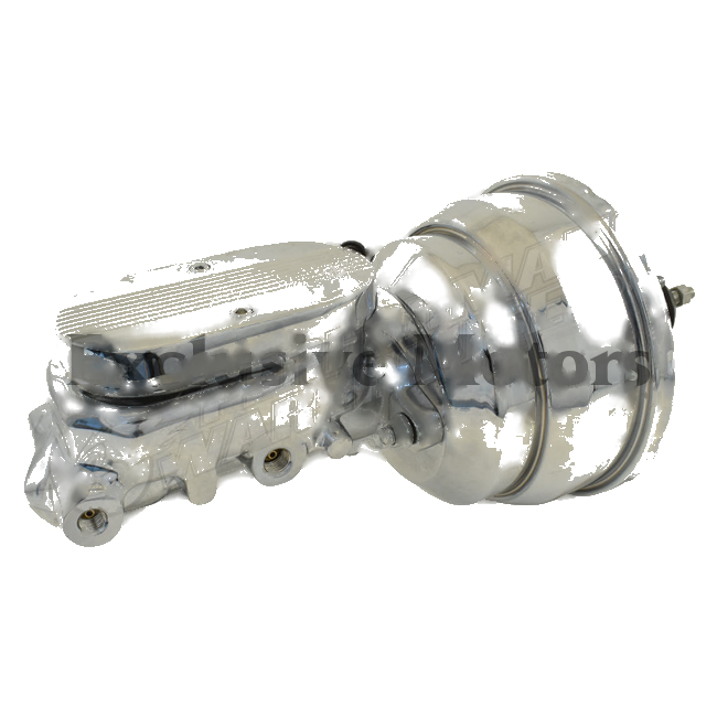 Universal 1" Bore Master Cylinder & 8" Chrome Brake Booster