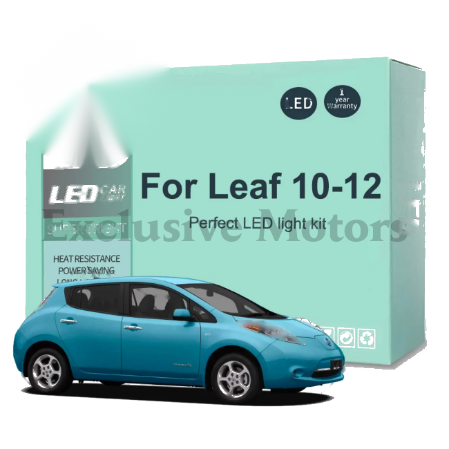 Nissan Leaf ZE0 8Pcs LED Interior Light Bulb Kit (2010-2012)