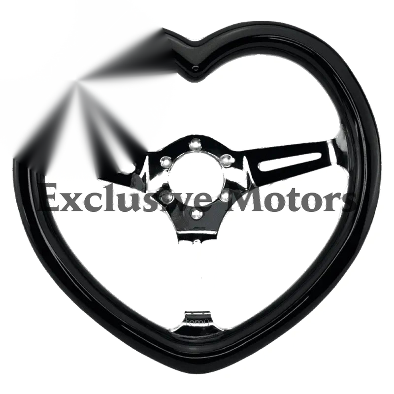 14" (350mm) Hella Heart Point Black Heart (wood)