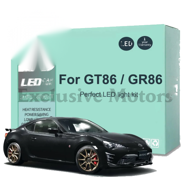 Toyota 86 / GT86 / GR86 LED Interior Light Bulb Kit (2012-2023)