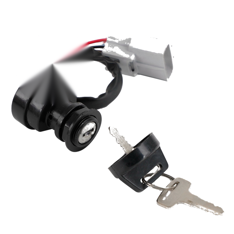 2002-2008 Yamaha Grizzly 660 YFM660 
 3-pin Ignition Key Switch