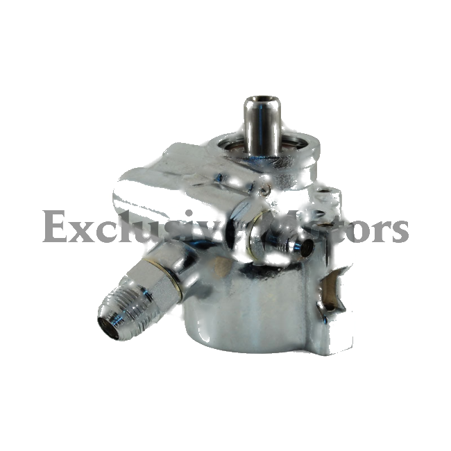 GM Saginaw Type 2 Chrome Power Steering Pump (Universal)