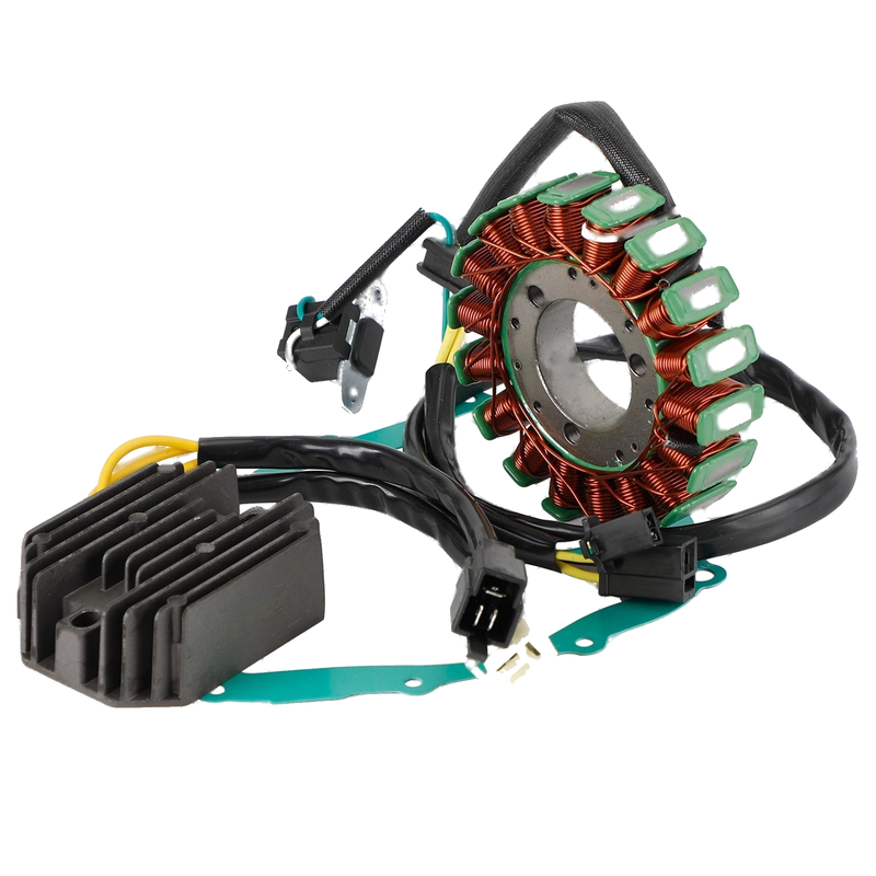 1999-2002 Suzuki SV650 SV650S Magneto Stator + 2-plug Voltage Rectifier + Gasket
