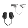Harley Street Glide Softail XL883 XL1200 Road Glide Generic Rear View Mirrors Pair