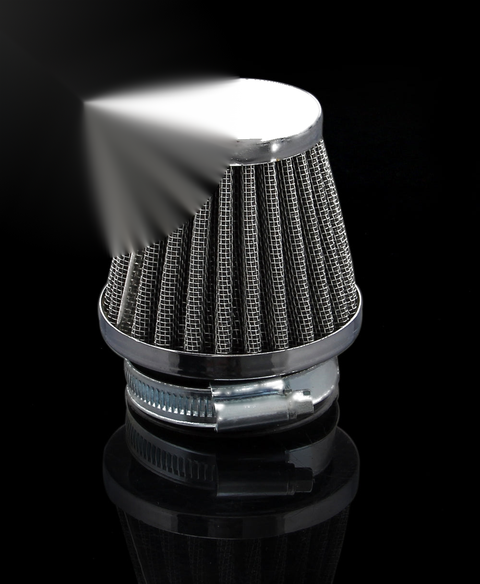 50mm Cold Air Filter Pod Cleaner Universal Breather Dirt Pit Bike ATV Scooter