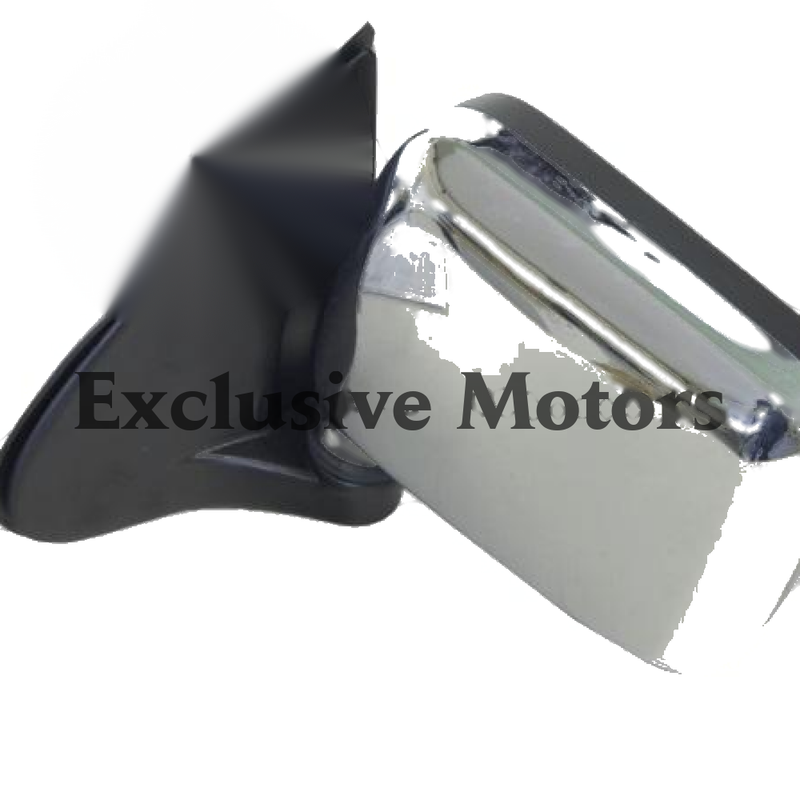 Holden Rodeo Left-Hand Chrome Manual Mirror (1997-2002)
