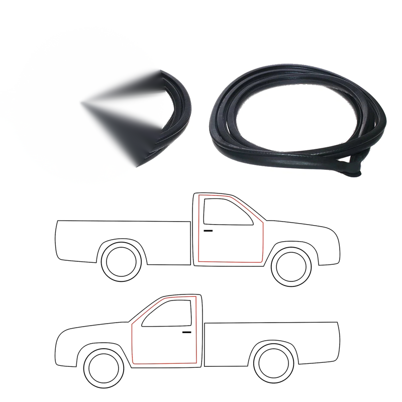 Mazda B Series B1600 B1800 1972-1977 Door Weatherstrip Rubber Set