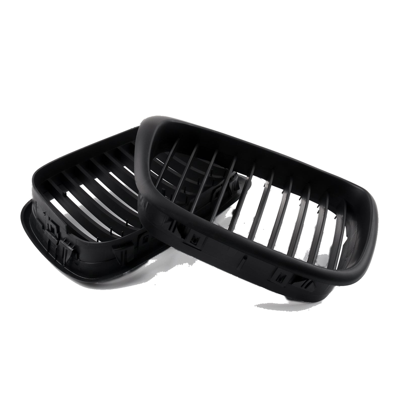 BMW 5-Series E39 ABS Matt Black Mesh Grille (2001-2004)