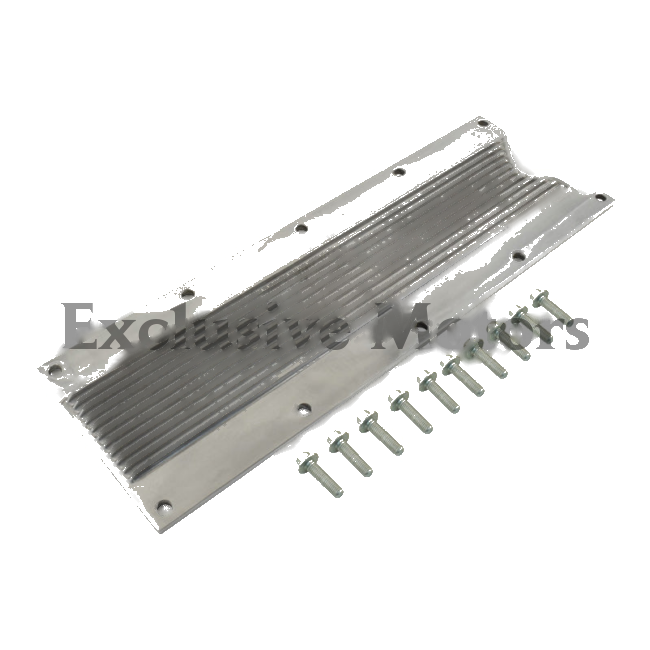 GM LS2 LS3 LS7 Polished Finned Aluminum Engine Valley Cover (2005-2015)