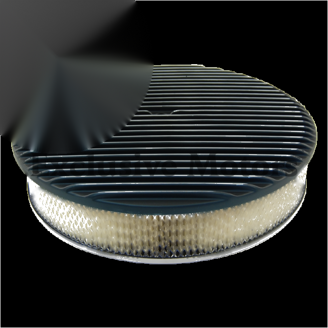 Chevrolet Camaro 14" Air Cleaner Kit Full Finned Black (1967-1981)