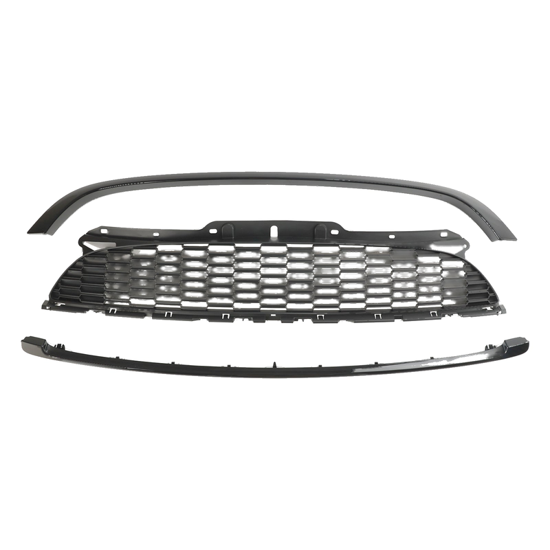 MINI R59 Cooper S JCW Roadster 12-15 3PCS Gloss Black Front Grille