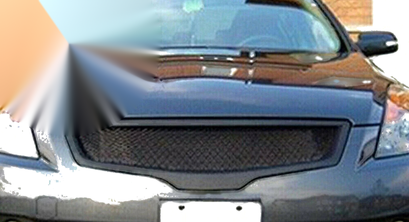 Nissan Altima Matte Black Front Bumper Grille (2007-2009)