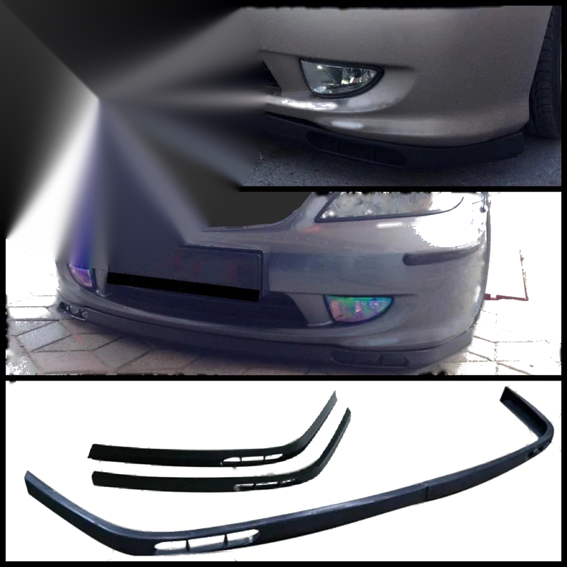 Honda Civic (2003-2006) 2 Piece Pc Laguna Front Bumper Splitter