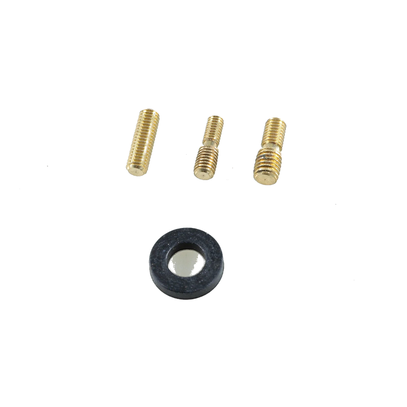 Mini Cooper Black Union Jack & Gold Chrome Antenna (2001-2017)