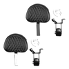Indian Chieftain Roadmaster 14-23 BLK Generic Plug-In Driver Backrest + Mounting Kit