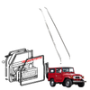 Toyota Land Cruiser BJ45 FJ40 HJ45 Front Door Glass Weatherstrips