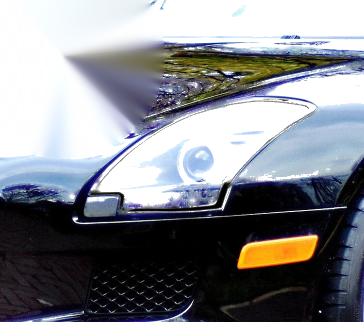 Mercedes Benz C197 / R197 SLS Head Light Trim Bezel Cover (2010-2014)