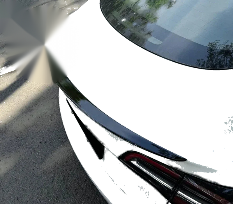 Tesla Model 3 Sedan 4DR Glossy Black Rear Boot Spoiler Wing (2017-2023)