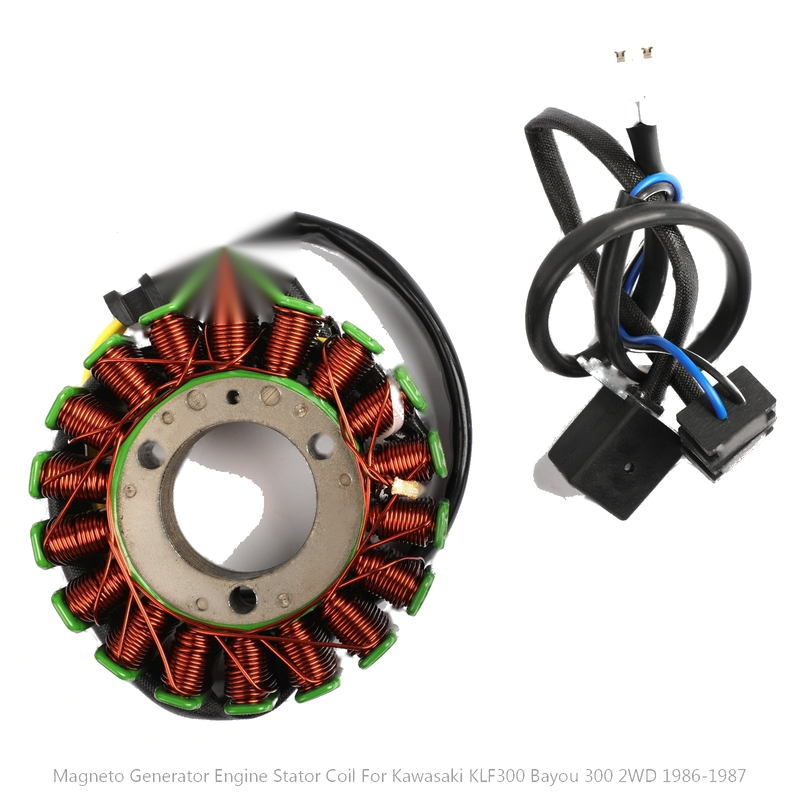 87 Kawasaki 2WD Bayou 300 KLF300A 21003-1128 Generic Magneto Generator Stator Coil