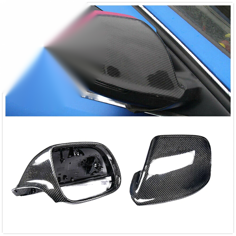 Audi Q5 SQ5 Q7 Carbon Fiber Rear View Mirror Cover (2009-2016)