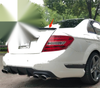 Mercedes C Class W204 Sedan Glossy Black Rear Boot Spoiler Wing (2008-2014)