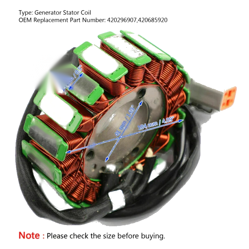 Can-Am Outlander Renegade 400-1000 Stator Alternator (2006-2023)