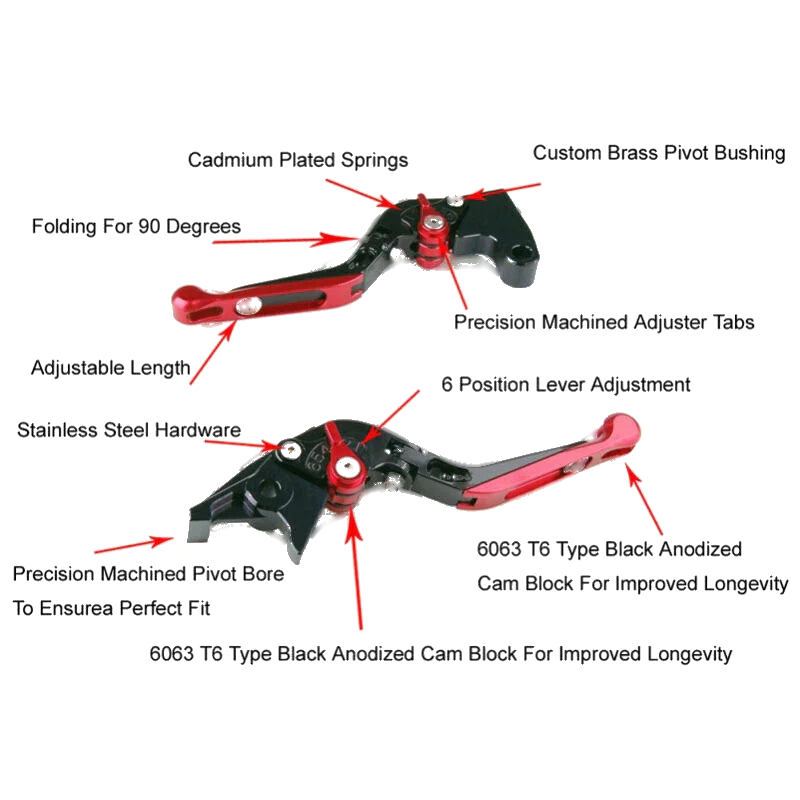 Suzuki B-King Adjustable Brake Clutch Lever (2008-2011)