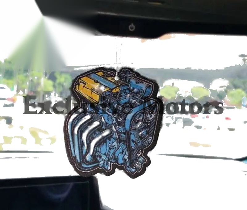 HONDA V TEC ENGINE AIR FRESHENER - BLK ICE (3 BLK ice)