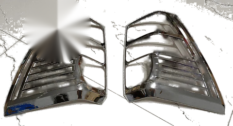 Suzuki Grand Vitara (2006-2013) 2 x Chrome Rear Tail Light Lamp Cover Trim