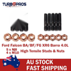 Ford Falcon XR6 BA / BF / FG Barra 4.0L High Tensile Turbo Charger Stud Kit