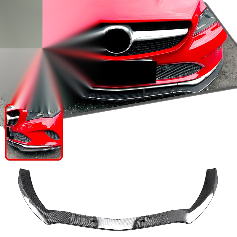 Mercedes Benz CLA C117 Front Bumper Spoiler Lip (2016-2019)