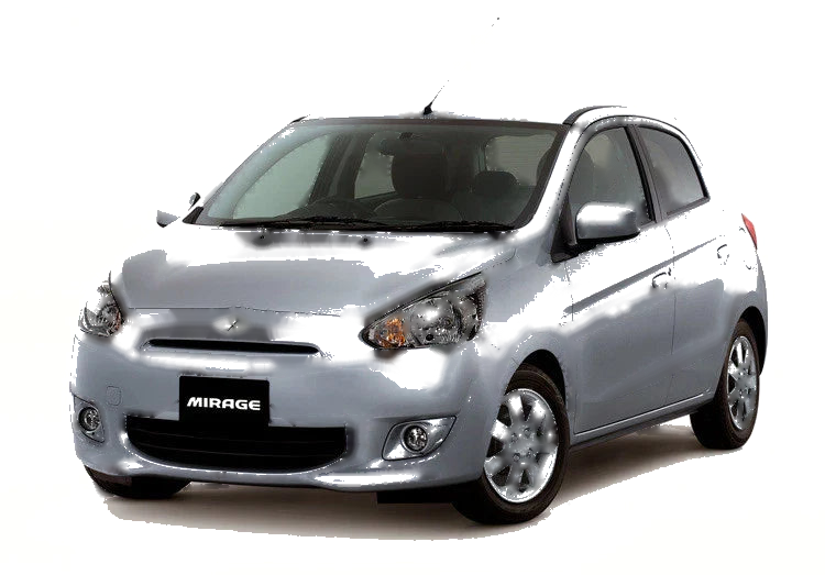 Mitsubishi Mirage Hatchback Chrome Side Lamp Side Vents Covers (2012-2015)