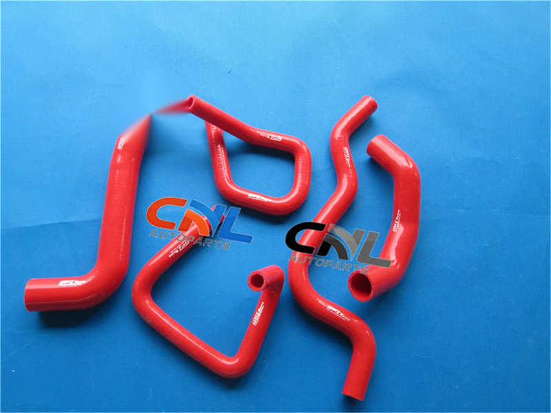 Ford Falcon BA BF XR6 RED Silicone Radiator Hose Kit (2002-2008)