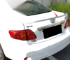 Toyota Corolla Sedan 4-Door Pearl White Rear Boot Spoiler Wing (2009-2013)