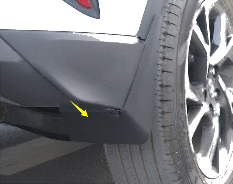 2018-2019 Toyota C-HR Mud Flaps (2018-2019)