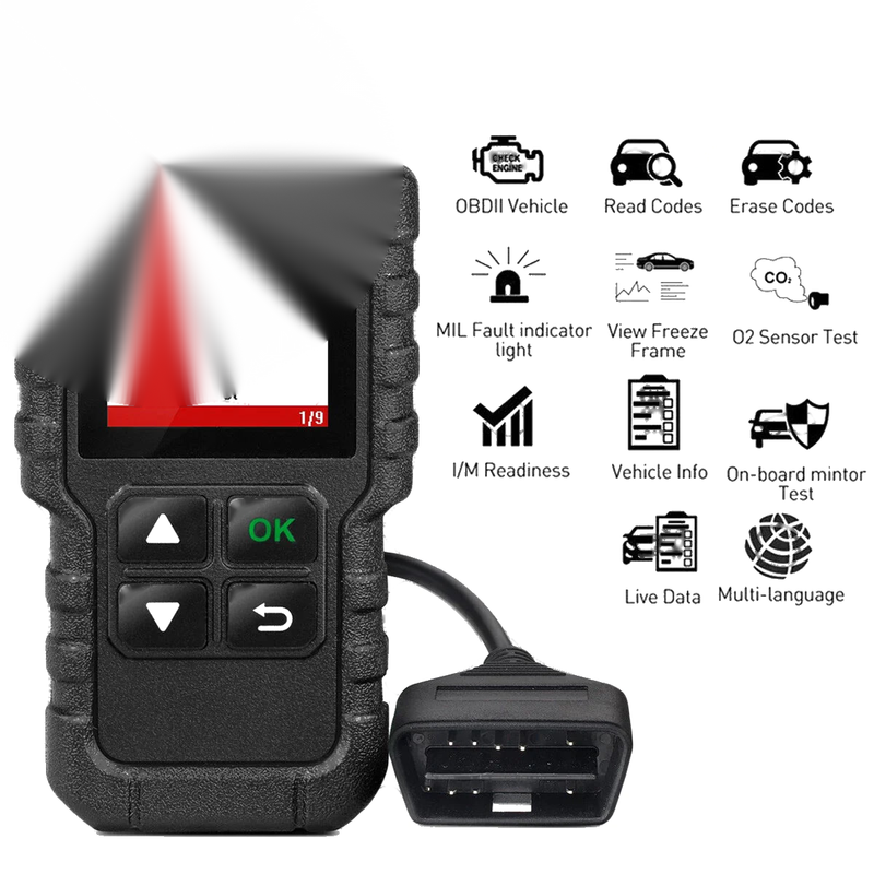 Various Makes & Models OBDII EOBD Car Engine Fault Code Reader