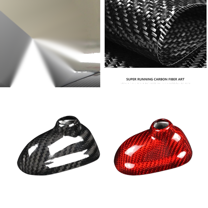 MINI Cooper R55 R56 Carbon Fiber Roof Antenna Cover Trim (2006-2013)